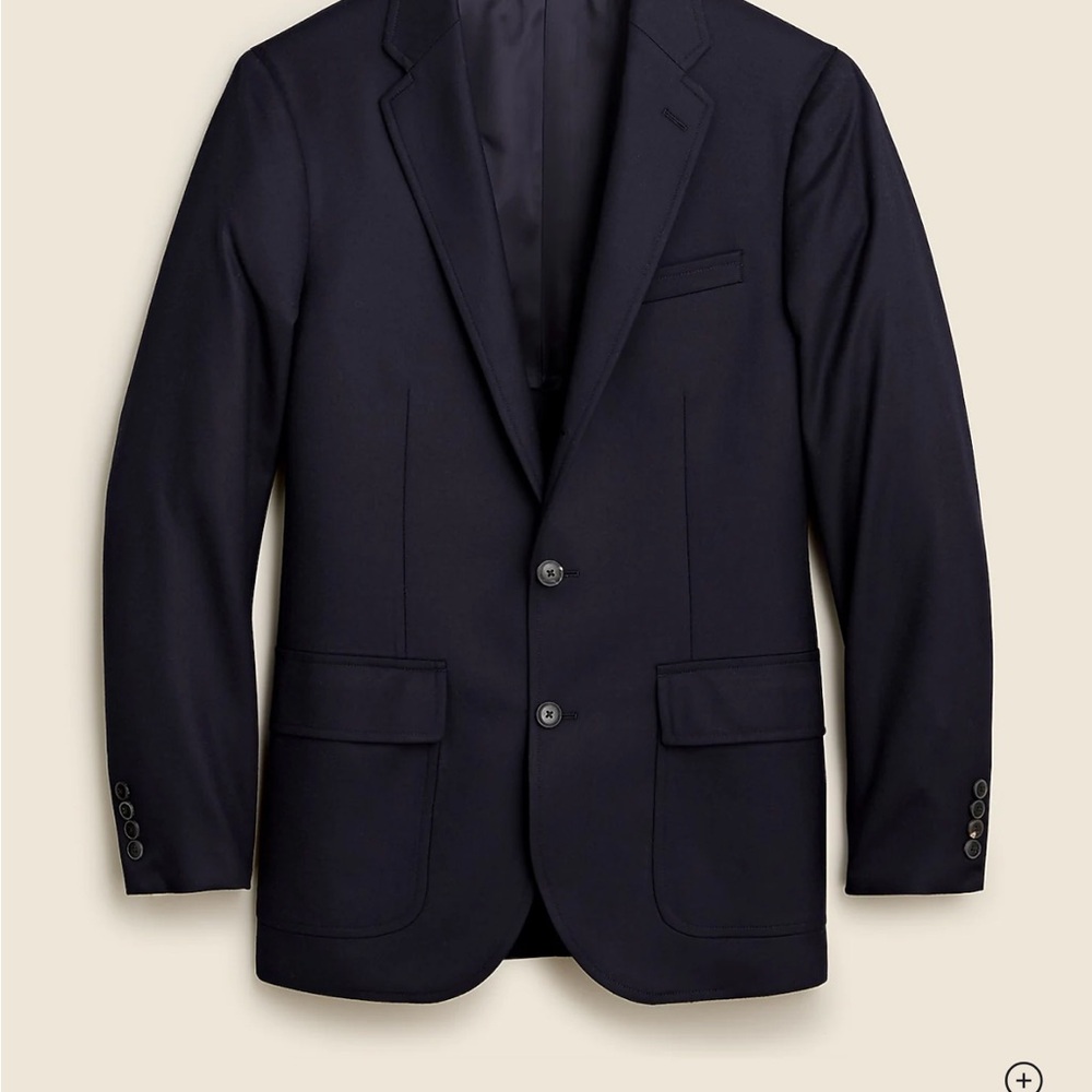 J. Crew Dark Navy Two-Button Sport Coat